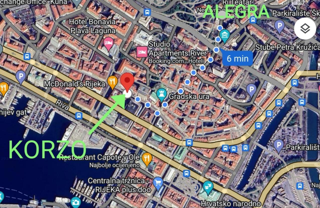 Alegra Apartments Center Rijeka Exterior foto